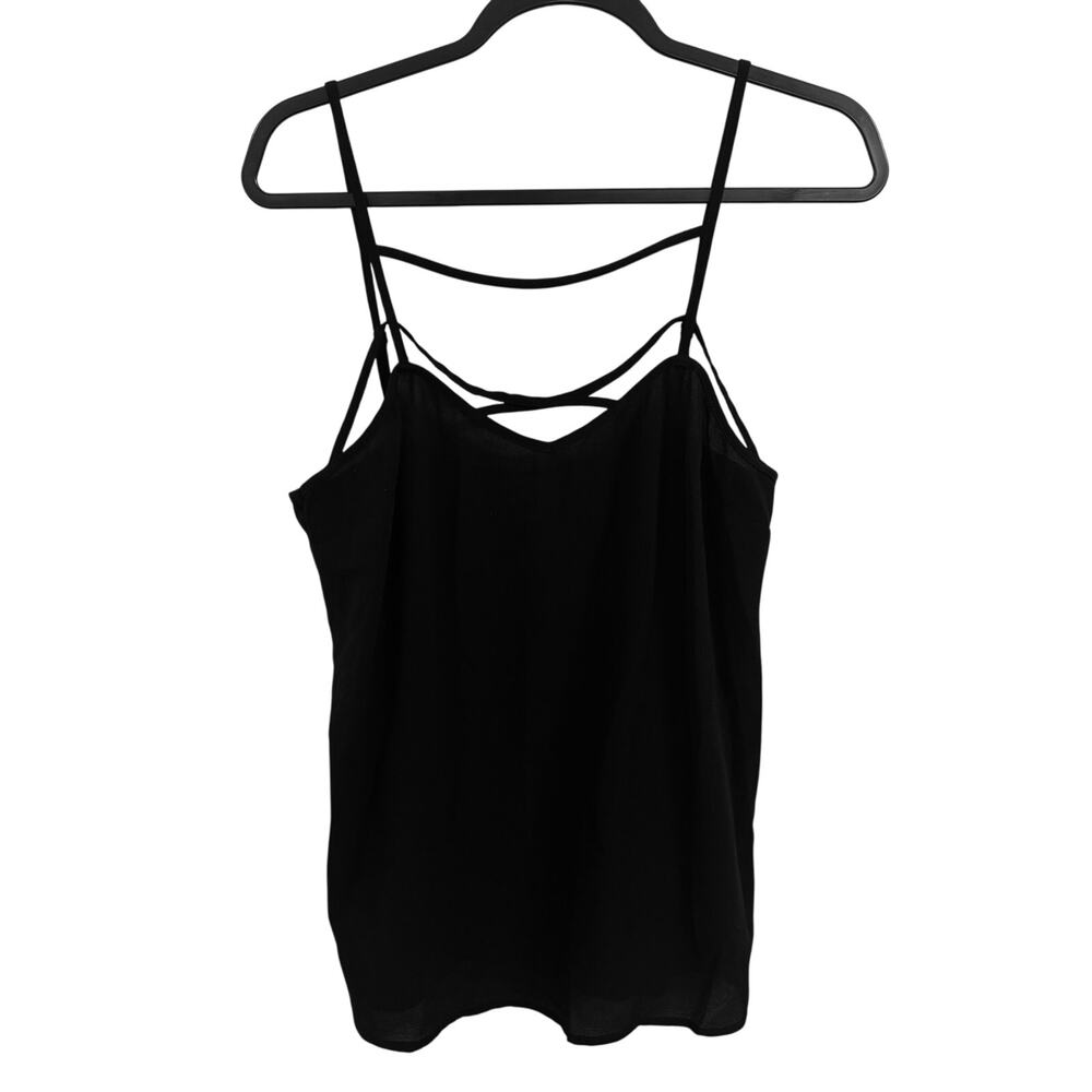 MODCLOTH Black Strappy Spaghetti Strap Top M (1355)